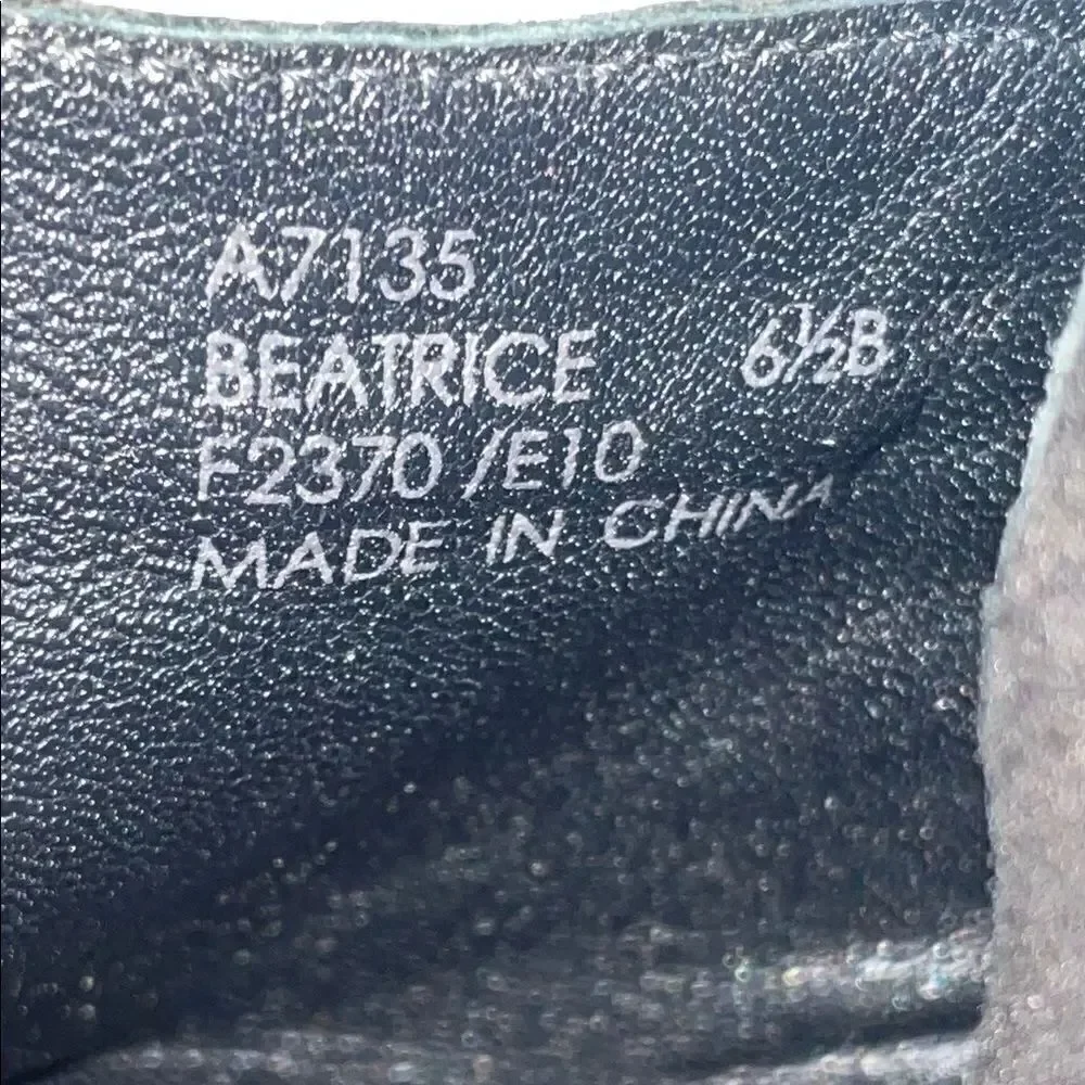Coach Beatrice Black Ankle Booties